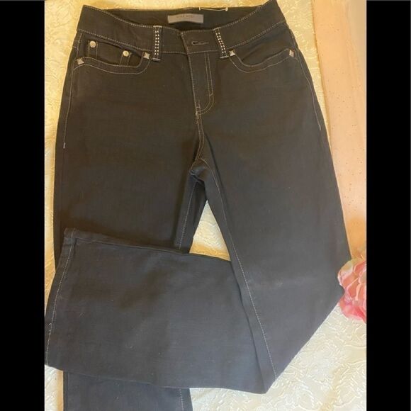 🎀 Nine West Boot Cut  indigo Denim Jeans  6/27 - Picture 5 of 10